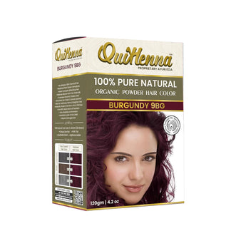 Quikhenna 100% Powder Organic Hair Color -  9BG Burgundy 120 GM