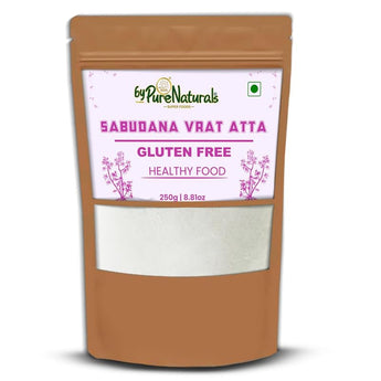 byPurenaturals Sabudana Vrat Atta - Sago Tapioca Flour- GLUTEN FREE READY TO USE ATTA 250gm