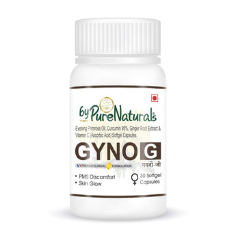 byPurenaturals Gyno-G With Evening Primrose Oil Kin Vitamin 500Mg 30 Softgel Capsules Jar