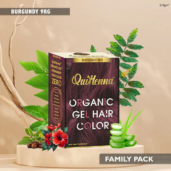 Quikhenna Organic Gel Hair Color 210 Gm - 9RG BURGUNDY