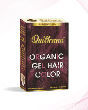 Quikhenna Organic Gel Hair Color 120 Gm - 9RG BURGUNDY