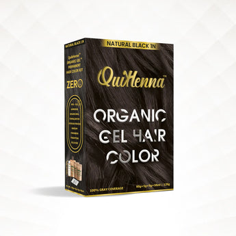 Quikhenna Organic Gel Hair Color 120 Gm - 1N Natural Black