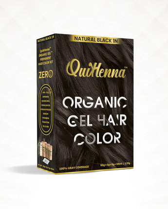 Quikhenna Organic Gel Hair Color 120 Gm - 1N Natural Black