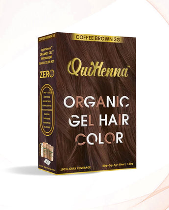 Quikhenna Organic Gel Hair Color 120 Gm - 3G COFFEE BROWN