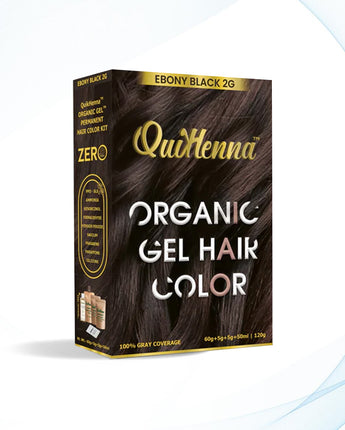 Quikhenna Organic Gel Hair Color 120 Gm - 2G EBONY BLACK