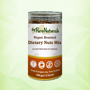 ByPureNaturals Dietary Nuts Mix - Vegan Roasted, Gluten Free 500 gm