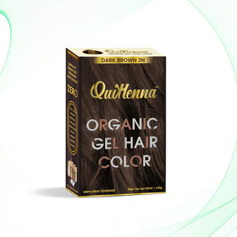 Quikhenna Organic Gel Hair Color 120 Gm -  3N DARK BROWN