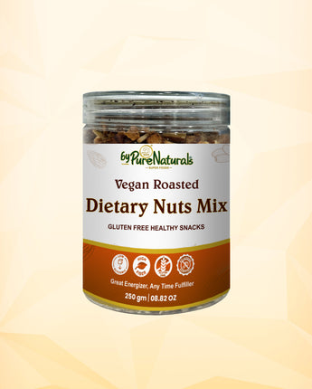 ByPureNaturals Dietary Nuts Mix - Vegan Roasted, Gluten Free 250 gm