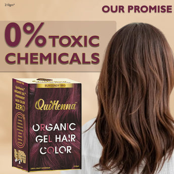 Quikhenna Organic Gel Hair Color 210 Gm - 9RG BURGUNDY