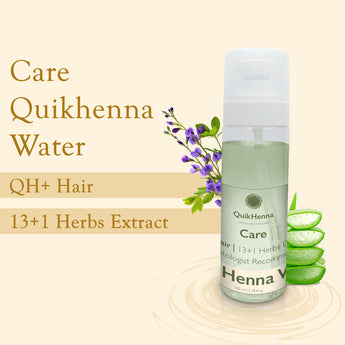 QH+ QuikHenna Hair Water – 100% Natural, Dermatologist Recommended, 13+ Herbs Extract Zero Allergy Formula