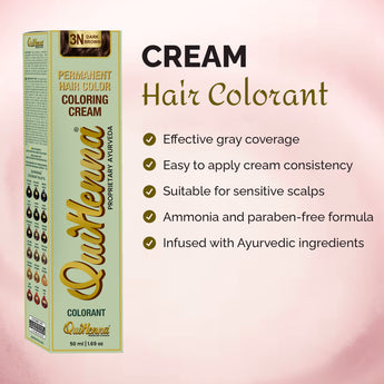 Quikhenna Cream Hair Color 50ml - 3N Dark Brown