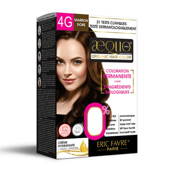 Aequo Organic Cream Hair Colour for Women - 4G Marron Dore