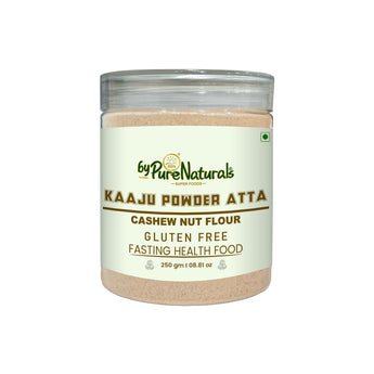 byPurenaturals Kaaju Poweder Atta - Cashew Nut Flour - GLUTEN FREE READY TO USE ATTA 250gm