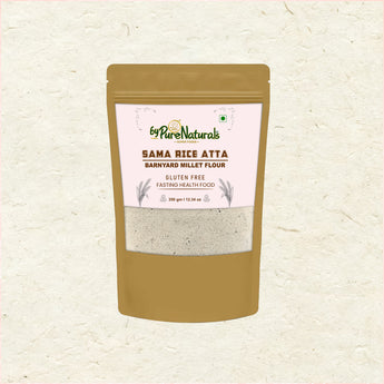 byPurenaturals Sama Rice Atta - Barnyard Millet Flour - GLUTEN FREE READY TO USE ATTA 350gm