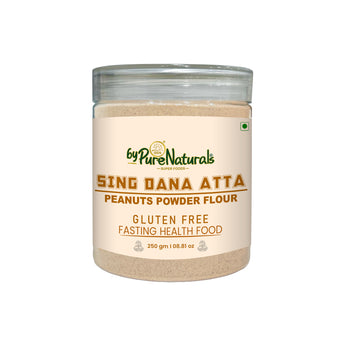 byPurenaturals Sing Dana Atta - Peanuts Powder Flour- GLUTEN FREE READY TO USE ATTA 250gm