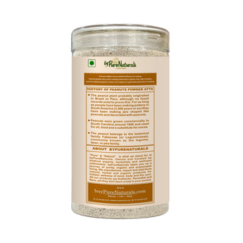 byPurenaturals Sing Dana Atta - Peanuts Powder Flour- GLUTEN FREE READY TO USE ATTA 450gm