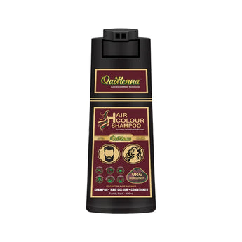 QuikHenna Ammonia Free Hair Colour Shampoo For Men and Women Burgundy - 200 ML