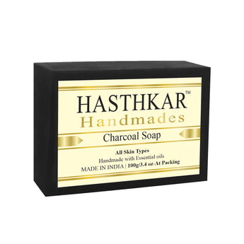 Hasthkar Handmades Glycerine Natural Charcoal Soap - 100gm