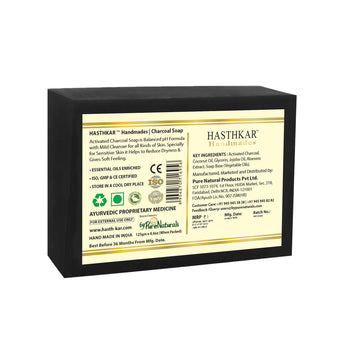 Hasthkar Handmades Glycerine Natural Charcoal Soap - 125gm