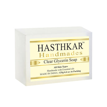 Hasthkar Handmades Glycerine Natural Clear Glycerine Soap - 125gm