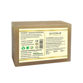 Hasthkar Handmades Glycerine Natural Dead Sea Mud Soap - 125gm