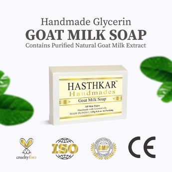 Hasthkar Handmades Glycerine Natural Goat Milk Soap - 125gm