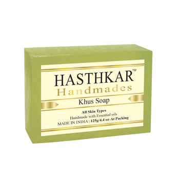 Hasthkar Handmades Glycerine Natural Khus Soap - 125gm