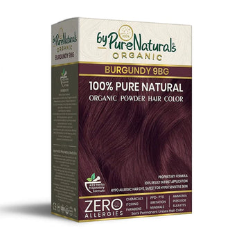 byPureNaturals 100% Pure Natural Powder Hair Colour Burgundy 9BG 120gm