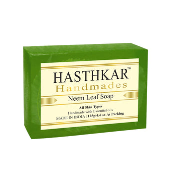 Hasthkar Handmades Glycerine Natural Neem Leaf Soap - 125gm