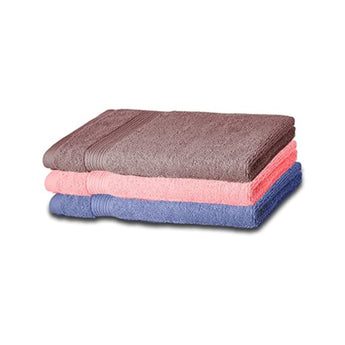 bypurenaturals hand spa gym face towel indigo pink brown