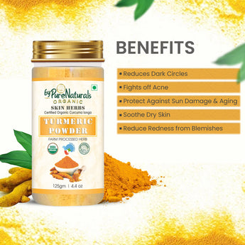 Organic Turmeric Daru Haridra Herb Powder byPurenaturals-1